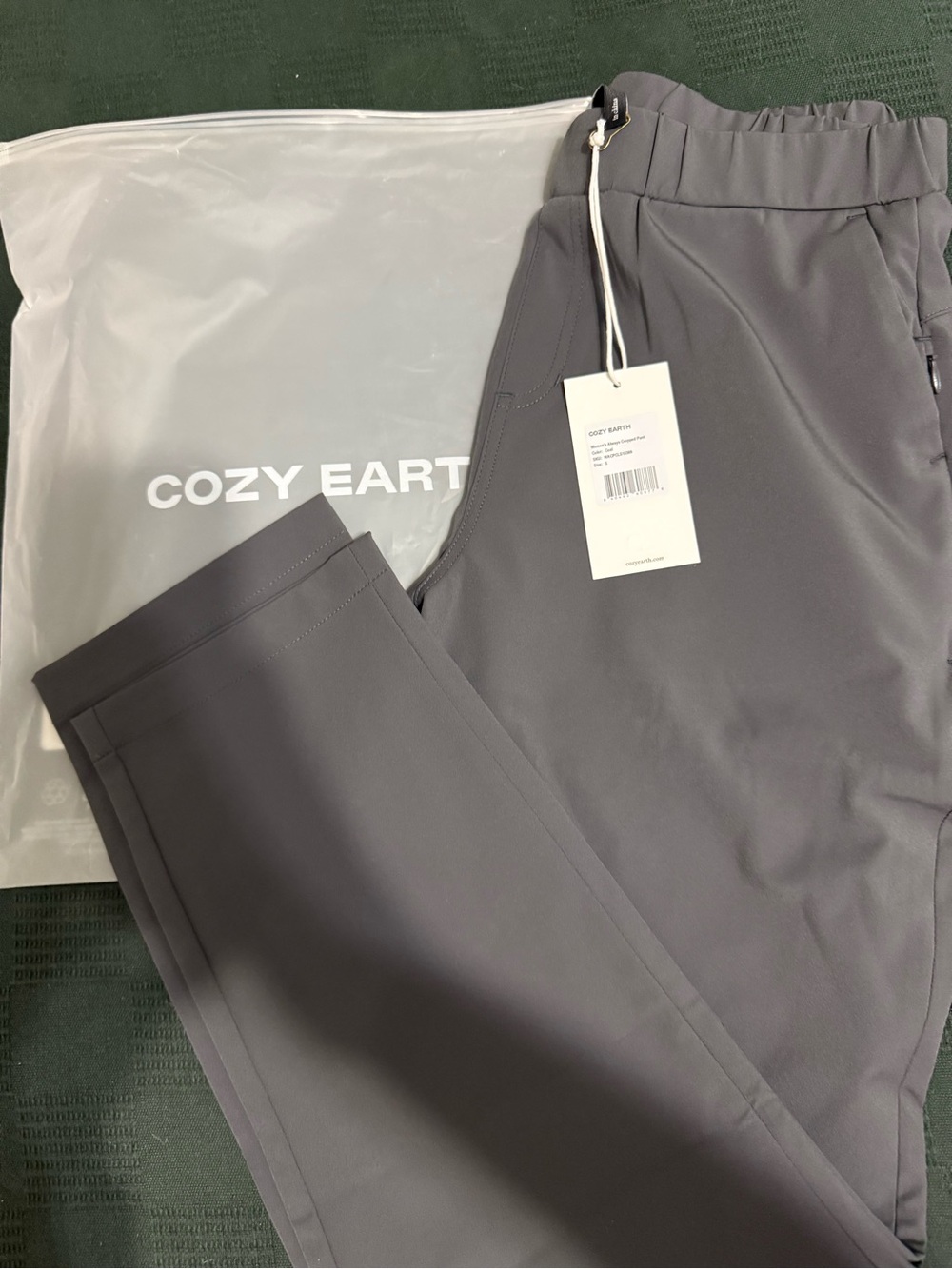 Cozy Earth Women’s Cropped Performance Pants — Gray